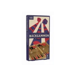 Backgammon en Bois Vintage - 25 cm