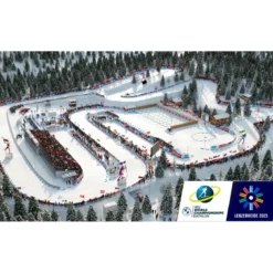 Biathlon Crystal Globe : Double-pistes 3D Lenzerheide Suisse - Extension