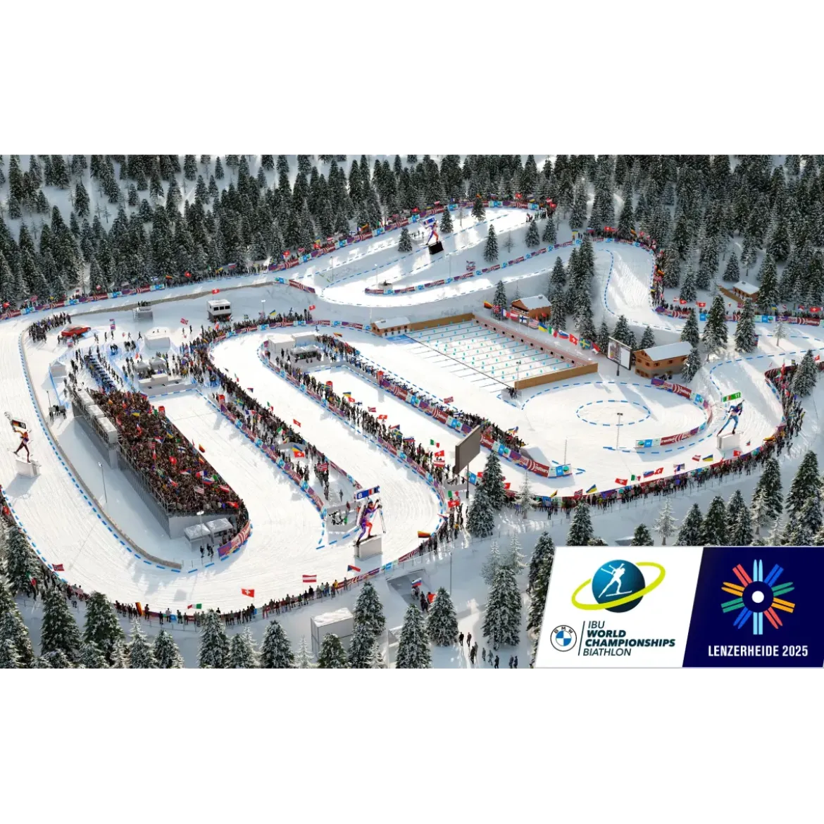 Biathlon Crystal Globe : Double-pistes 3D Lenzerheide Suisse - Extension