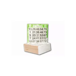 Bingo - Lot de 500 feuilles - Chiffres 1-75
