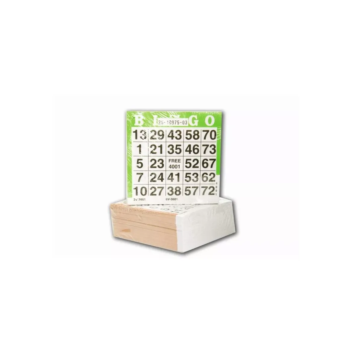 Bingo - Lot de 500 feuilles - Chiffres 1-75