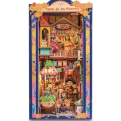 Book Nook CuteBee - Plaza de los Muertos La fête aux mille couleurs - 350 Pièces