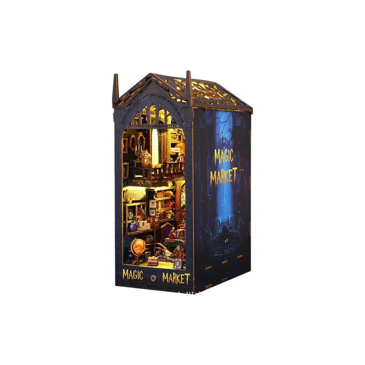 Book Nook - Magic Market avec mouvement et musique - 290 pièces