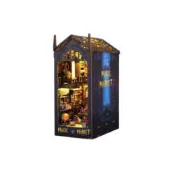 Book Nook - Magic Market avec mouvement et musique - 290 pièces