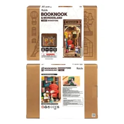 Book Nook Rolife - Librairie Shakespeare - 194 Pièces