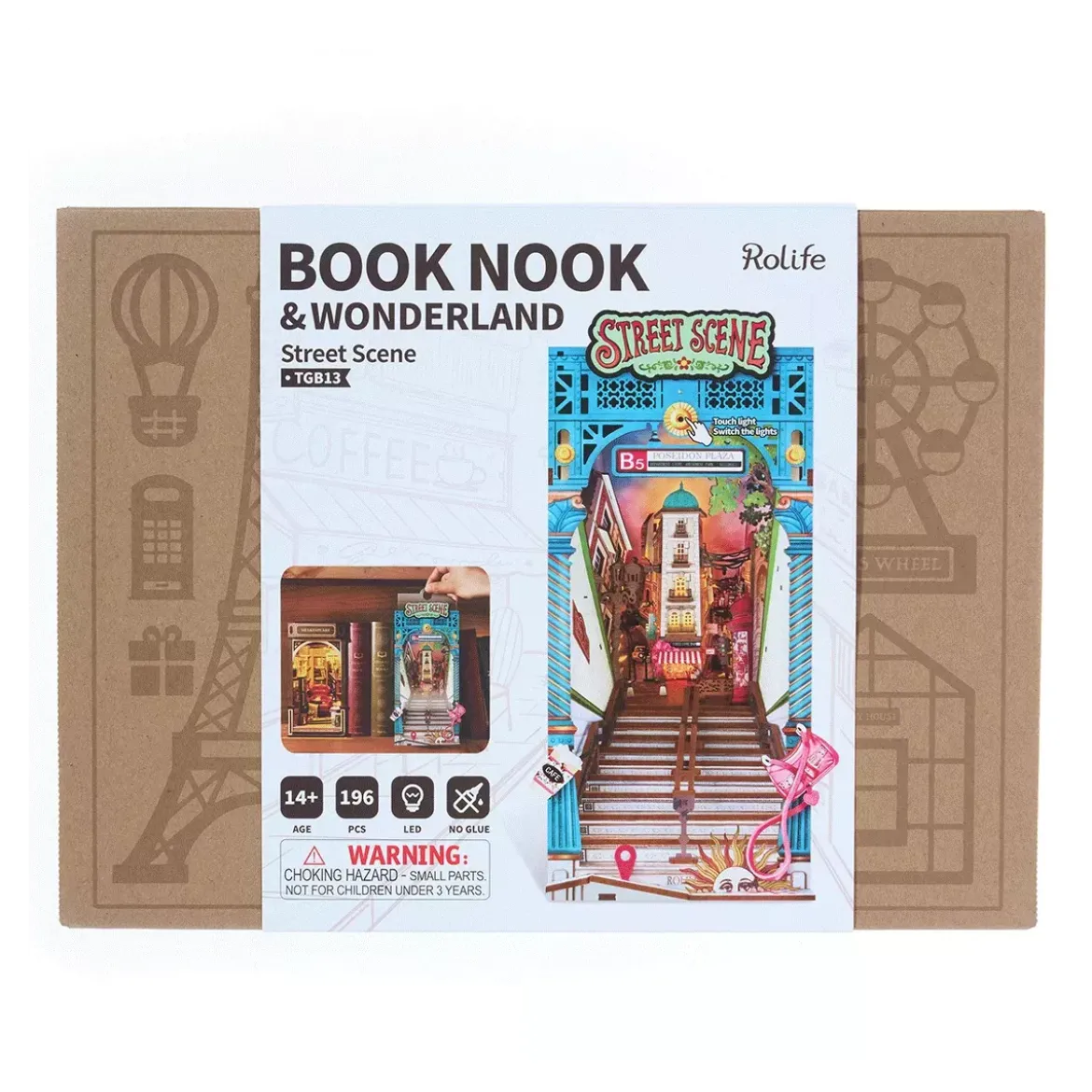 Book Nook Rolife - Street Scene - 196 Pièces
