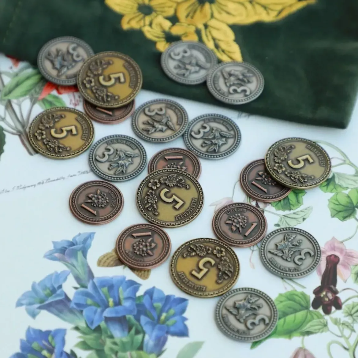 Botany - Metal Coins