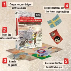 Calendrier de l'Avent Hidden Games - L'Incroyable tour du monde du Professeur Charlie