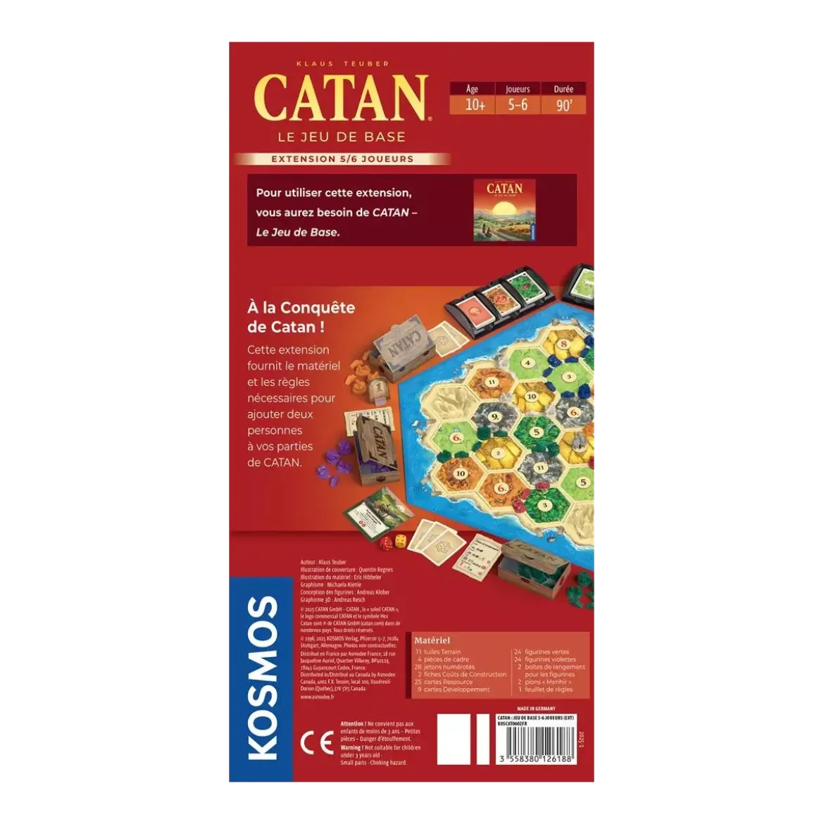 Catan : 5/6 joueurs - Extension
