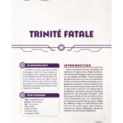 Chroniques Oubliées Contemporain 2ème Édition : Trinité Fatale
