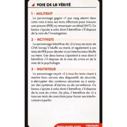 Chroniques Oubliées Contemporain 2ème Édition : Cartes de Voies