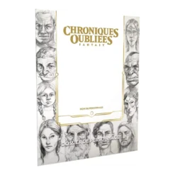 Chroniques Oubliées Fantasy 2ème Édition : Pack de 5 Dossiers de personnage