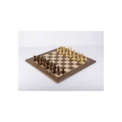Coffret Jeu d'Échecs Acajou - 50 cm