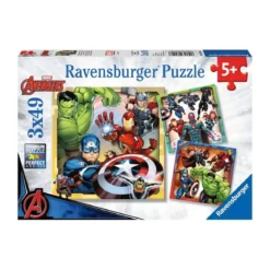 Coffret Puzzles Avengers - 3 x 49 pièces