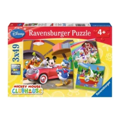 Coffret Puzzles Mickey Mouse - 3 x 49 pièces