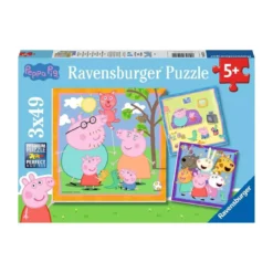 Coffret Puzzles Peppa Pig - 3 x 49 pièces