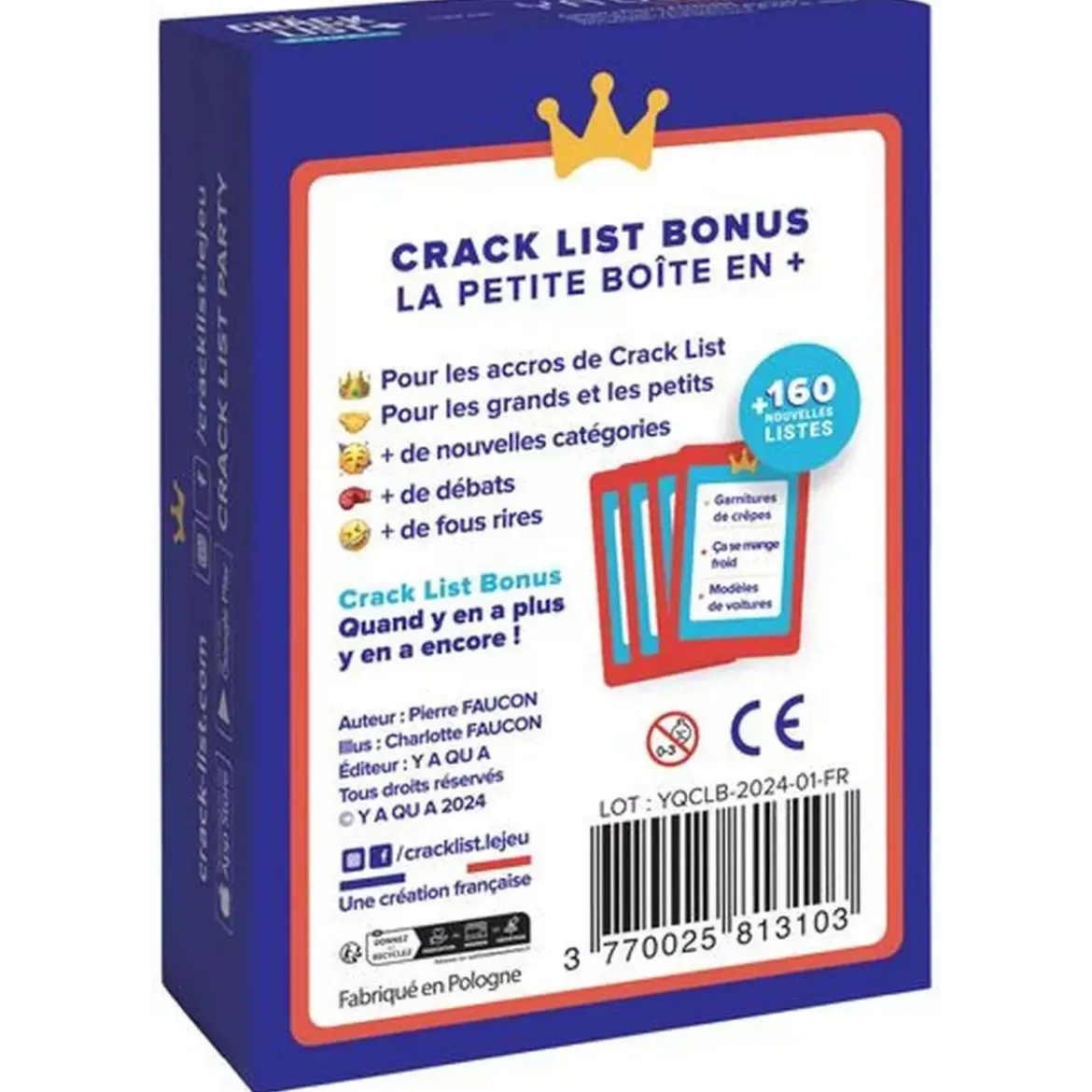 Crack List : Bonus 1 - Extension