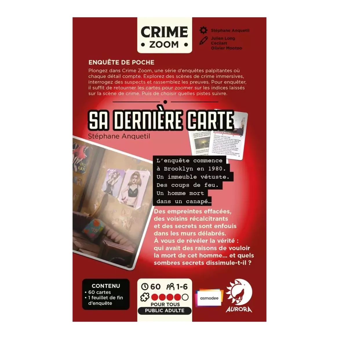 Crime Zoom : Sa dernière carte