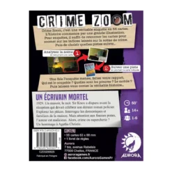 Crime Zoom : Un écrivain mortel