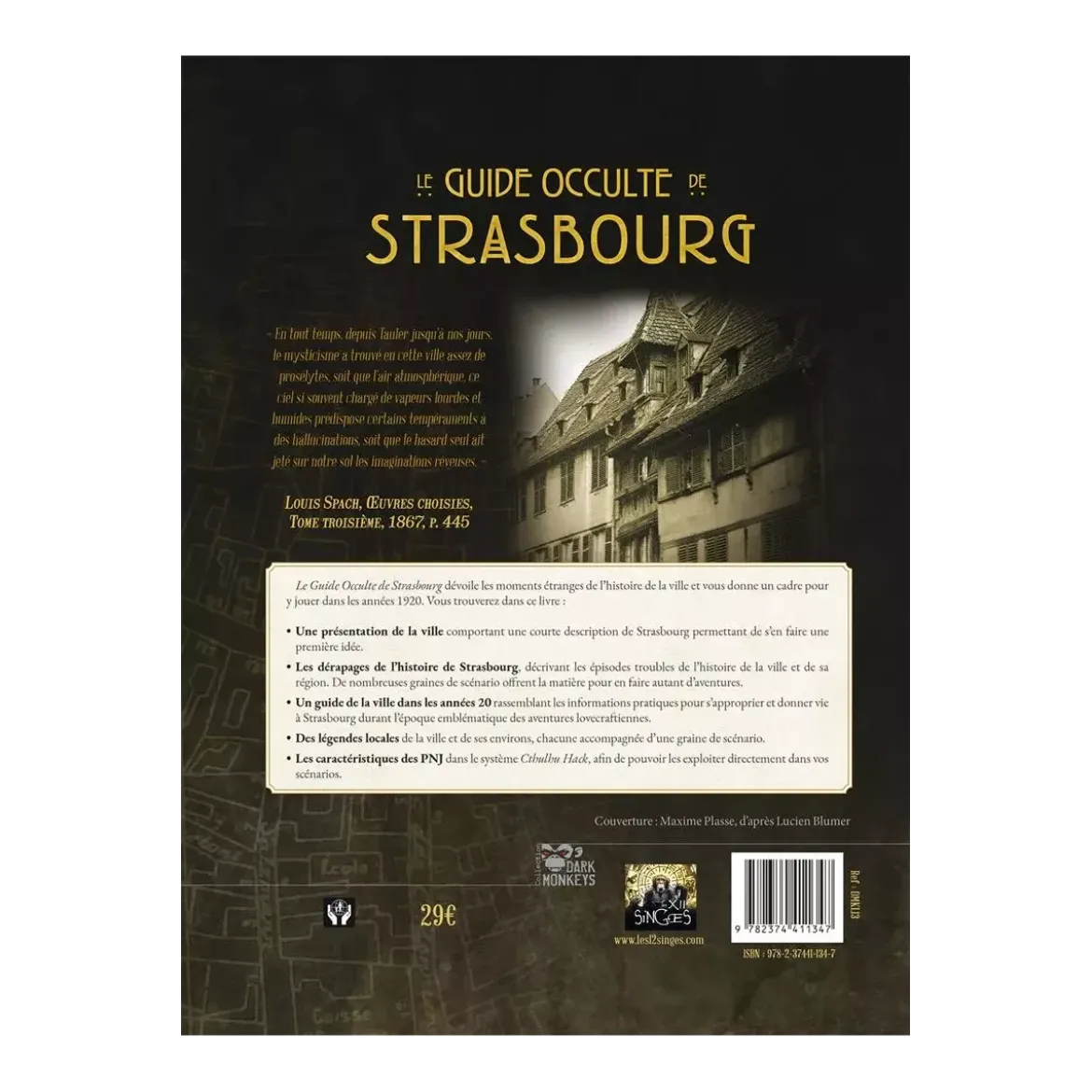 Cthulhu Hack : La Ville en Jaune - Le Guide Occulte de Strasbourg