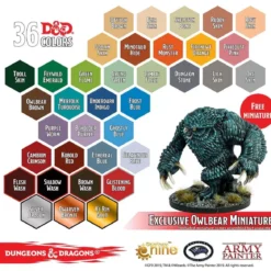 D&D Monsters Paint Set - Peinture