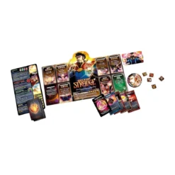 Dice Throne Marvel : Black Panther, Captain Marvel, Black Widow, Dr Strange