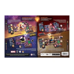 Dice Throne Marvel : Black Panther, Captain Marvel, Black Widow, Dr Strange