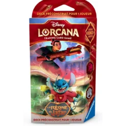 Disney Lorcana : Deck de Démarrage Rubis / Acier - Set 8 Le Règne de Jafar