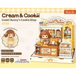 DIY House Rolife - Cookii Bunny's Cookie Shop - 182 Pièces