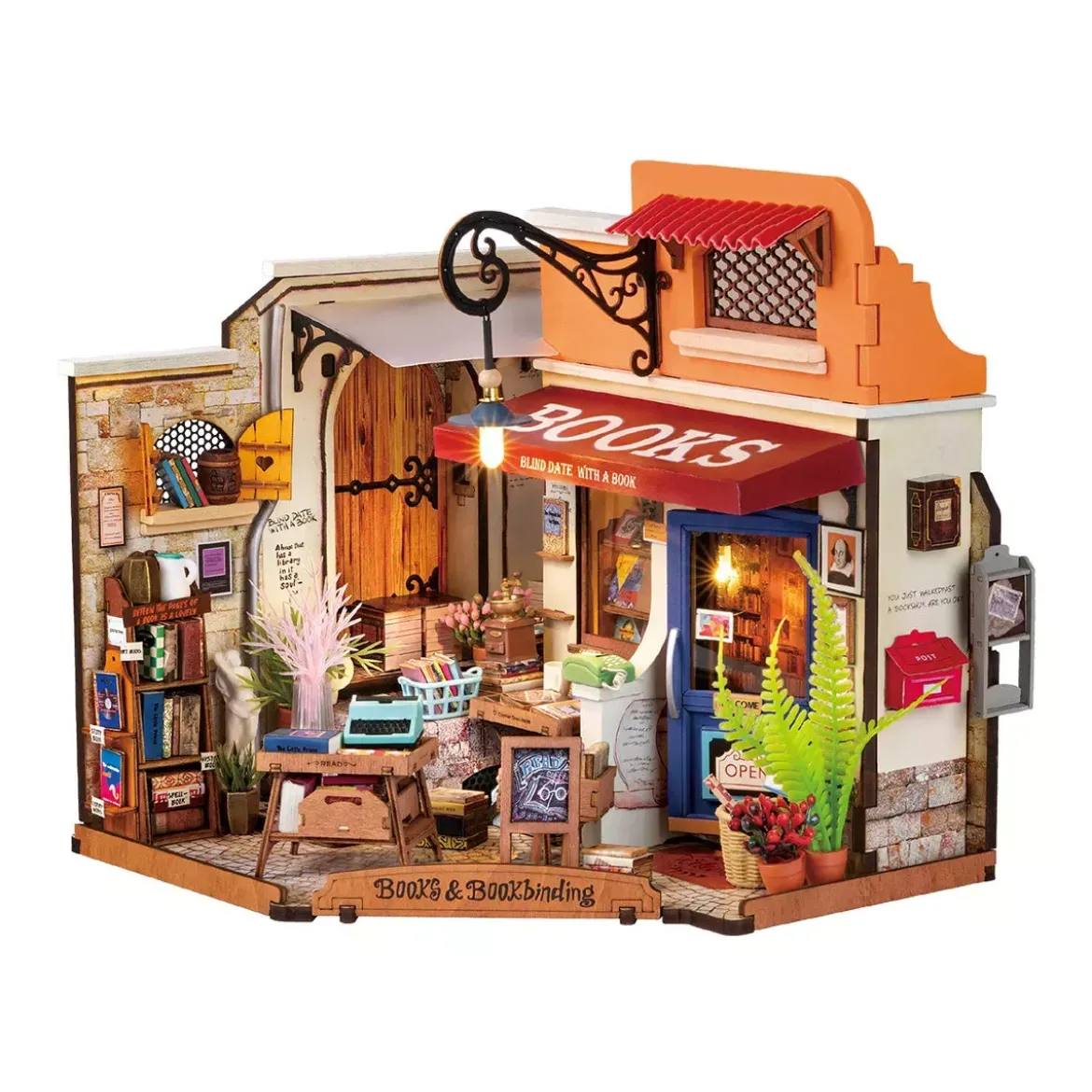 DIY House Rolife - Corner Bookstore - 108 Pièces