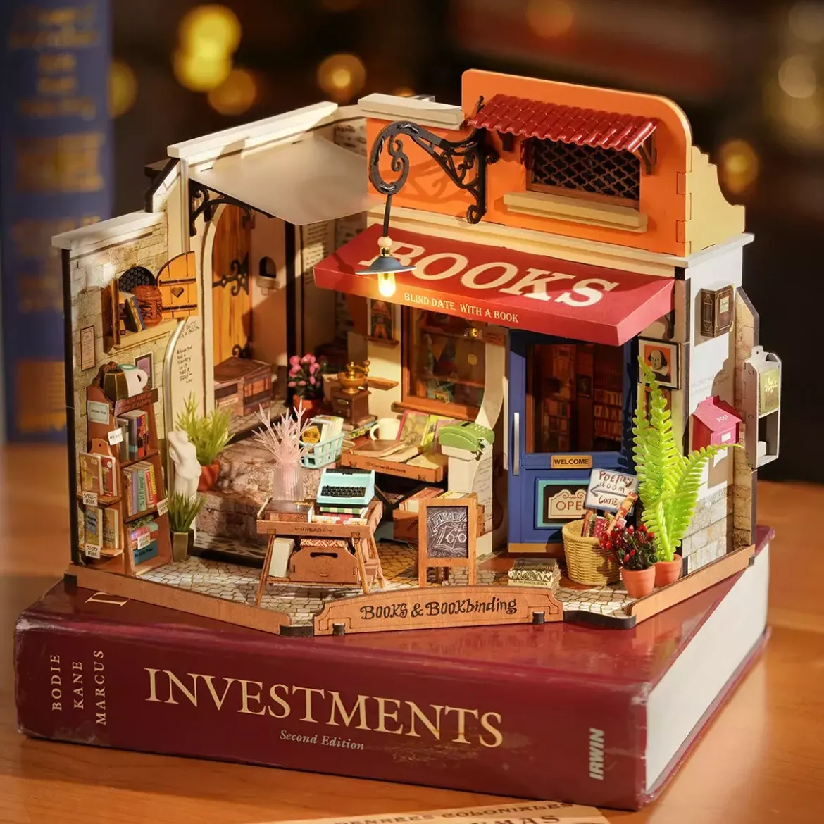 DIY House Rolife - Corner Bookstore - 108 Pièces
