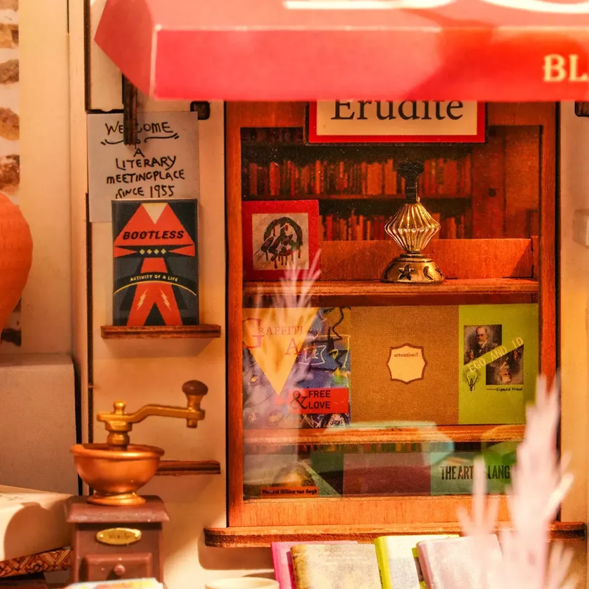 DIY House Rolife - Corner Bookstore - 108 Pièces