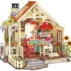 DIY House Rolife - Sunlit Farmhouse Kitchen - 438 Pièces