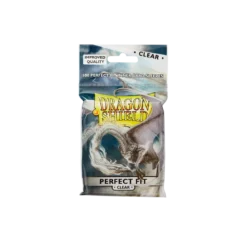 Dragon Shield Standard Perfect Fit Sleeves x 100 : Clear/Clear - AT-13001