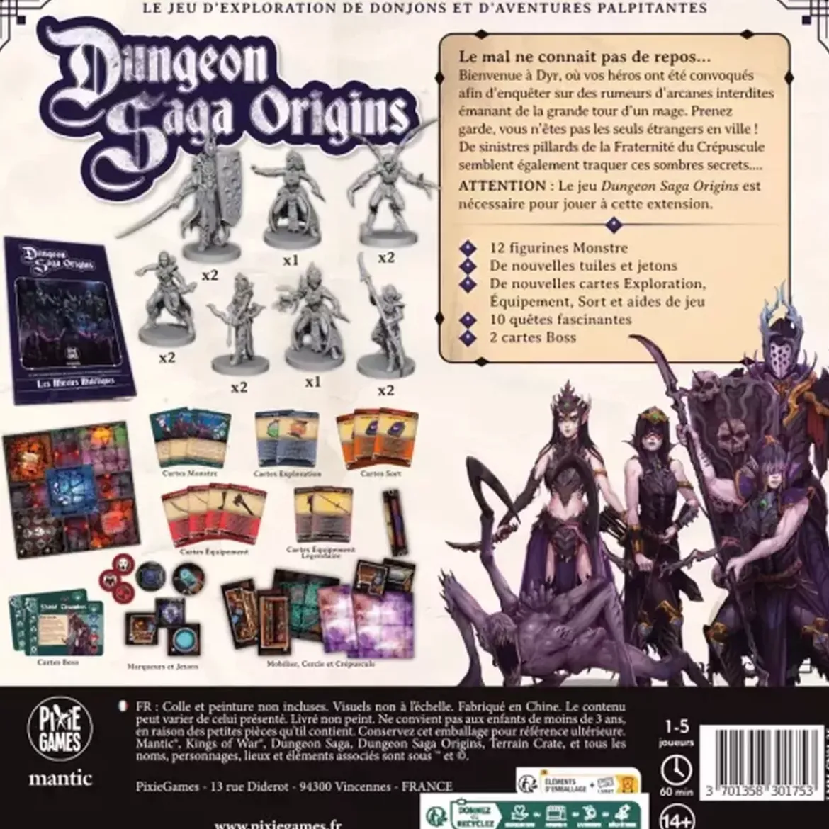 Dungeon Saga Origins : Les Miroirs Maléfiques - Extension Chapitre 4