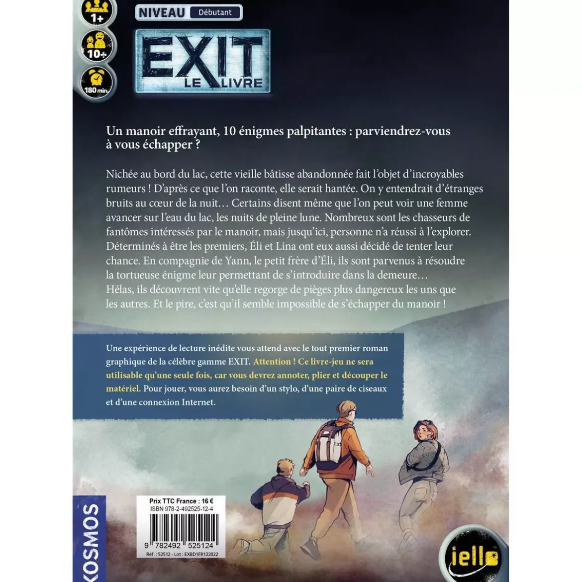 EXIT Livre : La Dame de la Brume