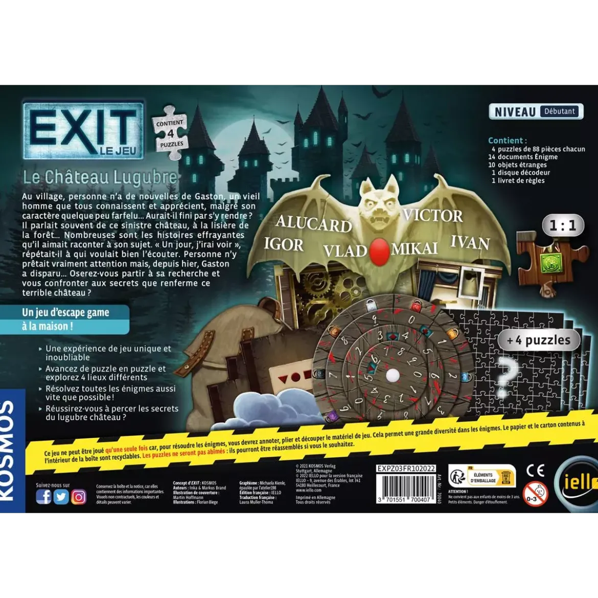 EXIT Puzzle - Le Château Lugubre
