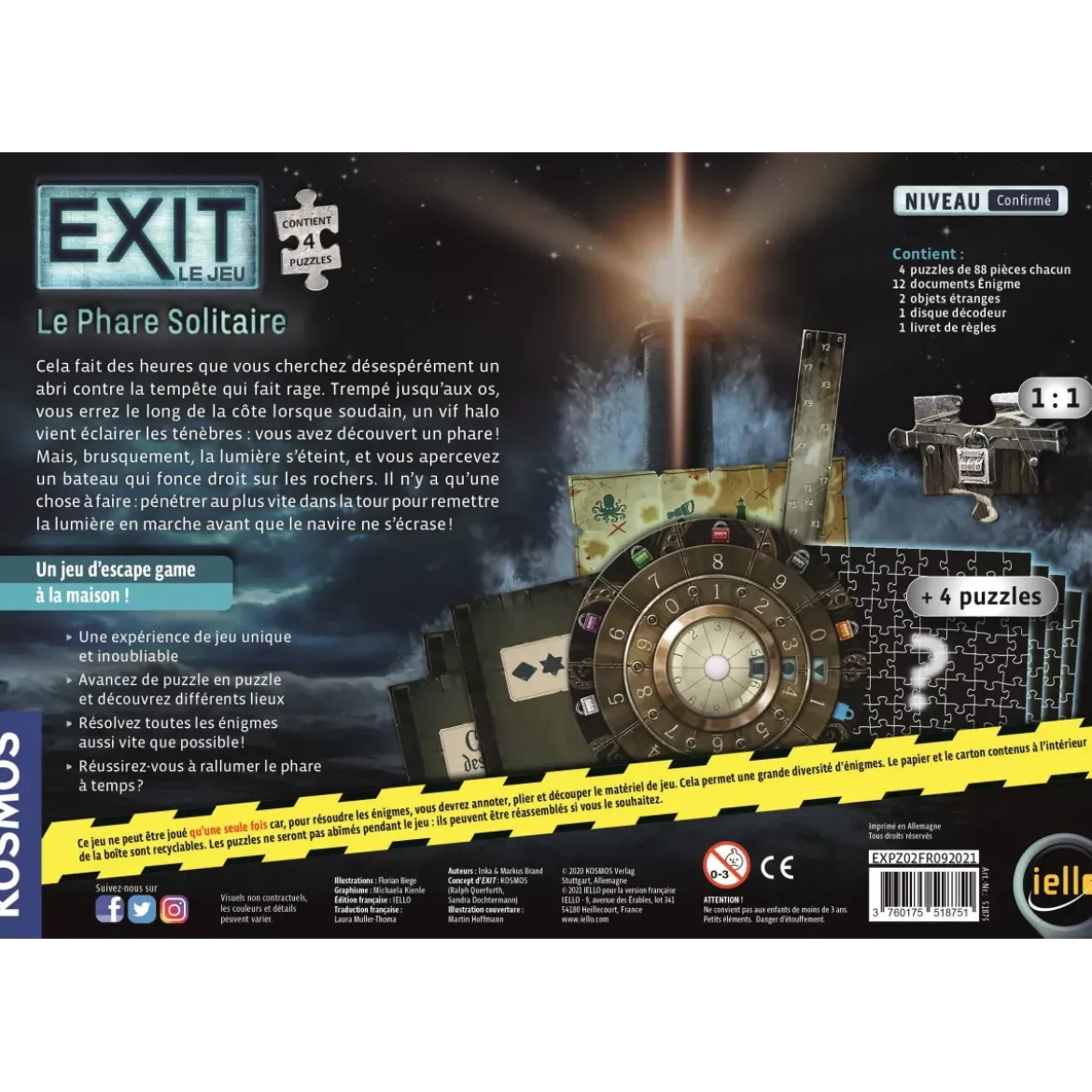 EXIT Puzzle - Le Phare Solitaire