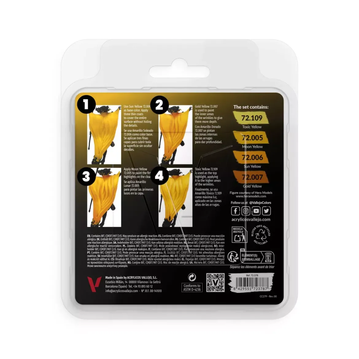 Game Color Set Jaune - Peinture