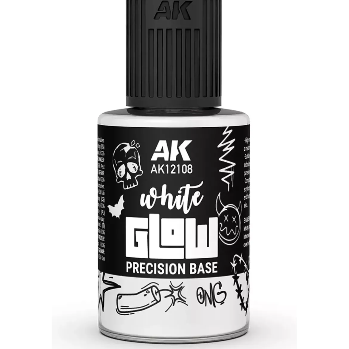 Glow Precision Fluor 30ml AK Interactive - 7 couleurs disponibles