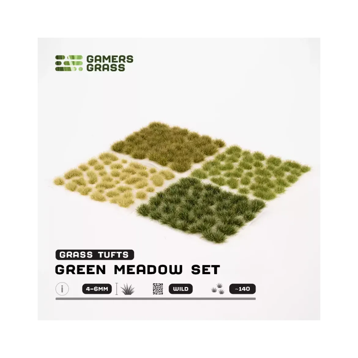 Grass Tuft - Set : Green Meadow - Gamers Grass