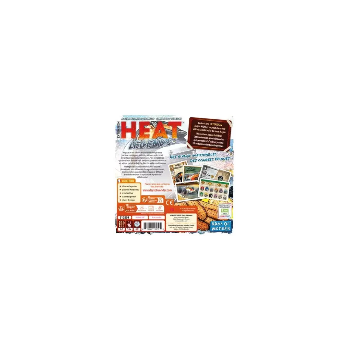 Heat : Legends - Extension