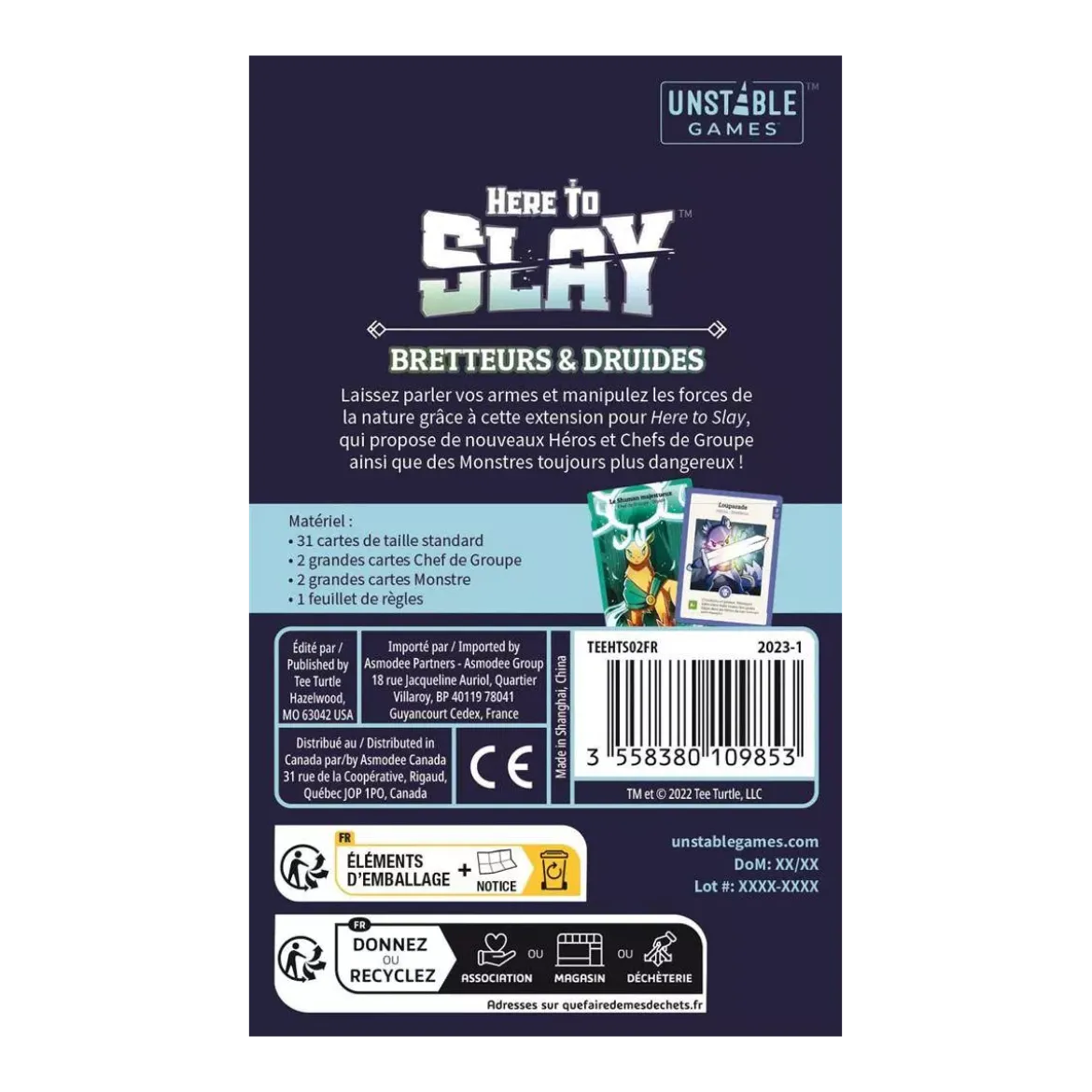 Here To Slay : Bretteurs et Druides - Extension