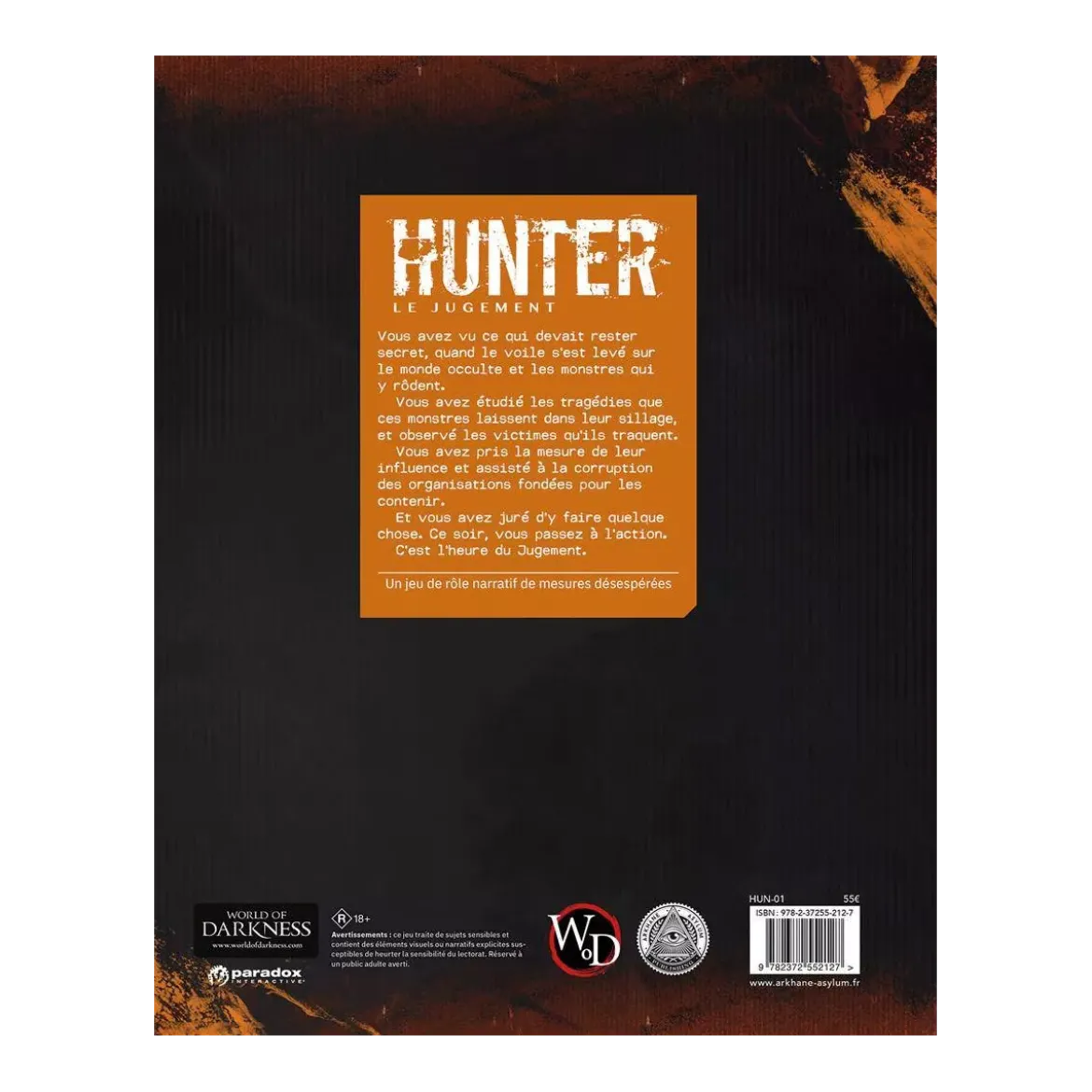 Hunter : Le Jugement - Livre de Base
