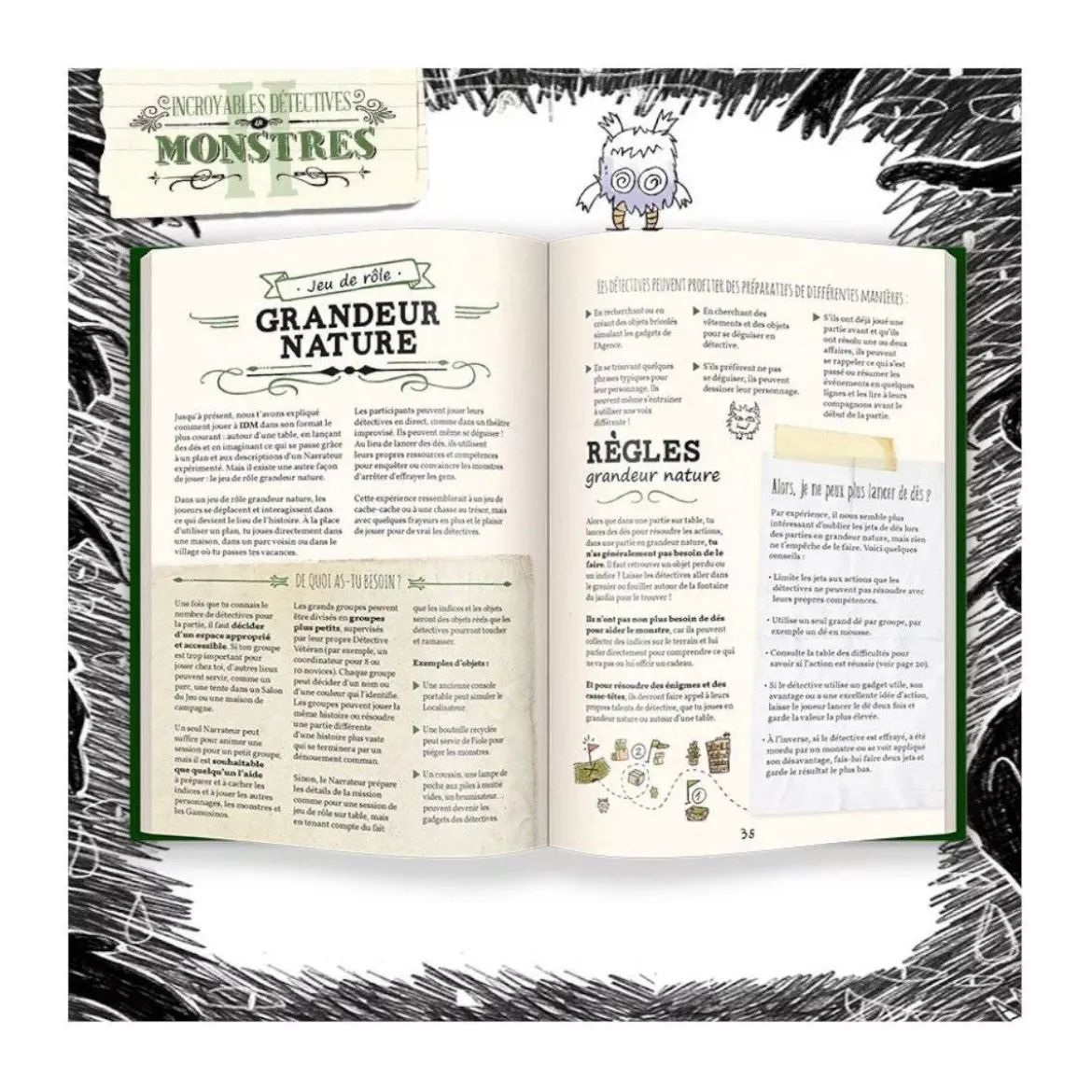 Incroyables Détectives de Monstres : Livre de Base
