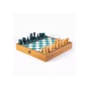 Jeu d'Échecs Bauhaus Bleu - 40 cm
