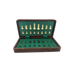 Jeu d'Échecs Pliable et Magnétique - 35 cm