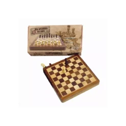 Jeu d'Échecs Pliable et Magnétique - 18 cm