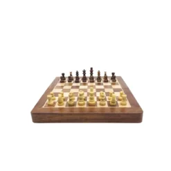 Jeu d'Échecs Pliable et Magnétique - 18 cm