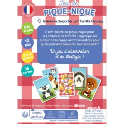 Jeu de Pique-nique - À Table les Animaux !